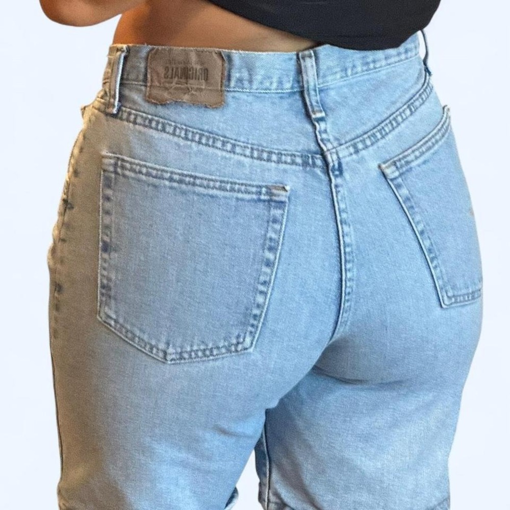 Wrangler light wash denim shorts